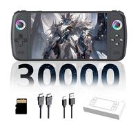 M27 Retro Handheld Game Console 31000+ Games,30+ Emulators,EmuELEC System,1024*600P 7-Inch IPS Screen Handheld Retro Gaming Console,30 Language,3000mAh Portable Emulator Handheld,Plug and Play (128G)