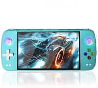 M27 Retro Handheld Game Console,7-inch IPS Screen Portable Gaming Handheld,Built-in 64G with 20000 Games,Linux System,30+ Emulators,Portable Pocket Mini Arcade (Green 64G)