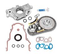 M295 Oil Pump & Timing Chain Kit for 2007-2013 Chevy Silverado 1500/Tahoe/Avalanche, GMC Sierra/Yukon, Buick Cadillac - Compatible with 4.8L 5.3L 6.0L 6.2L Vortec Engines (Non-VVT)
