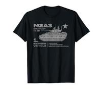 M2A3 Bradley Infantry Fighting Vehicle Military Design T-Shirt