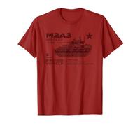 M2A3 Bradley Infantry Fighting Vehicle Military Design T-Shirt