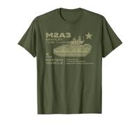M2A3 Bradley Infantry Fighting Vehicle Military Design T-Shirt