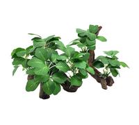 M2cbridge Artificial Fish Tank Plants Aquarium Plant Aquatic Water Grass Foreground Decor (2PCS Large Green)