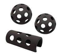 M2cbridge Ceramic Shrimp Dome Hide Shelters Swim Holes Shrimp Habitat Breeding Tube(2PCS Dome+1PC Tube)