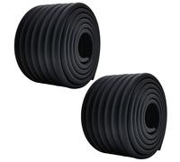 M2cbridge Multifunctional Edge and Corner Guard Coverage Baby Safety Bumper DIY 6.5 Ft (Black (6.5ft x 2))