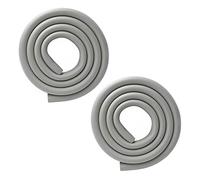 M2cbridge U Shape Extra Thick Furniture Table Edge Protectors Foam Baby Safety Bumper Guard 6.5 Ft (Grey (6.5ft x 2))