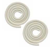 M2cbridge U Shape Extra Thick Furniture Table Edge Protectors Foam Baby Safety Bumper Guard 6.5 Ft (Off White (6.5ft x 2))