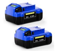 M2CSMK 2 Pack 6.5Ah Replacement for Kobalt 24V Battery KB624-03 KB524-03 KB424-03 KB224-03 KB124-03, Compatible with Kobalt 24V Cordless Power Tools