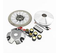 M2S Complete Variator Kit with 5.5g Roller Weights, Front Clutch Drive Pulley for 139QMB 139QMA Engines GY6 50cc Scooter Moped