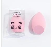M2U NYC Super Soft Beauty Blender Sponge - For Smooth Application of All Liquid, Cream & Powdered Products - Washable & Latex-Free Foundation Sponge (Pink - Panda)