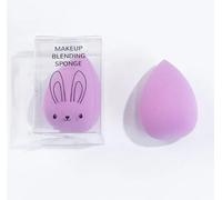 M2U NYC Super Soft Beauty Blender Sponge - For Smooth Application of All Liquid, Cream & Powdered Products - Reusable, Washable & Latex-Free Foundation Sponge for Easy Blending (Lavender Rabbit)