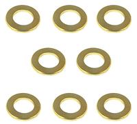 M3-12 Brass Washers, Form A Thick Flat washer Metal Grade Solid Brass. Various Sizes And Quantities M3 M4 M5 M6 M8 M10 M12 (50, M8)