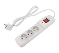 M3/15/SZ Power Strip: Fusing Sockets: 3 250VAC 10A Grey ARMAC
