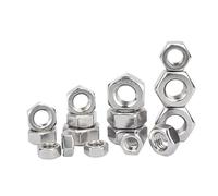 M3 4 5 6 8 10 12 14 16 Pitch 0.35/0.5/0.75/1/1.25/1.5mm 304 Stainless Steel Fine Thread Hex Hexagon Nut 2/10pcs(2Pcs M16x1.5mm)