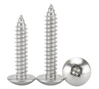 M3.5 304 Stainless Steel Phillips Pan Head Self-Tapping Wood Screws 14mm 10Lots