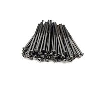M3.5 Black Nickel Electrical Socket Screws, 75mm, For Switches, Light Switch, Plug Sockets, 3.5mm x 75mm, (50)