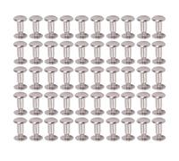 M3.5 Fasteners with Rivets and Screws, Stainless Steel Alloy for DIY Crafts and More