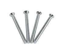 M3.5 Long Electrical Screws BZP Electric Light Switch Plug Socket Front Plates (2 Screws, M3.5 x 75mm Screw - M2963)