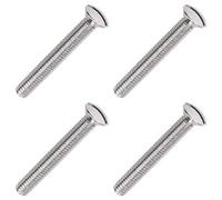 M3.5 x100mm Long Electrical Machine Screws Light Switch Plug Socket x4