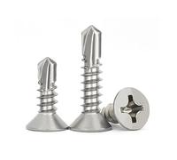 M3.9 M4.2 M4.8 M5.5 M6.3 304 Stainless Steel Countersunk Self-Drilling Screws Flat Head Screw For Sheet Metal(M4.2x45mm (20pcs))