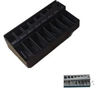 M3 Bolt Sorter Bolt/Screw 7 Measuring Length Sorter Tray For Precision Organization Small Parts Screws Hardware Organizer Tackle Box Collection Tool Home Decoration (Black)