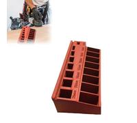 M3 Bolt Sorter, Bolt/Screw Length Sorter Tray with 7 Measuring Slots, M3 Screw Sort Tray for Precision Organization, Tackle Box Small Parts Screws Hardware Organizer (Orange)