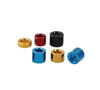 M3 Colourful Aluminum Flat Washer Bushing Gasket Round Hollow No Thread Standoff Spacer For RC Part(Dark Red,3.1x6x6mm)