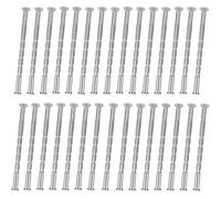 M3 Door Handle Fixing Screws and Sleeves,30 Sets Door Handle Bolt Through Fixings,and Sleeves Through Bolts for Door Handles Door Handle Through Bolts. (M3-30PCS)