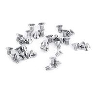 M3 Flat Head Stainless Steel Screws 100Pcs/Bag 9 Types With Countersunk Fastener Bolts For Metal Wood Assembly