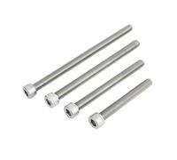 M3 Hex Socket Head Cap Screws Longer Threads Extended Thread Extra Long Threads Extra-Long Threads Stainless Steel 20 Pieces (M3 x 75 mm)
