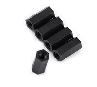 M3 Hex Threaded Spacer Standoffs 100Pcs | PA66 Nylon PCB Mounting Hardware | Reduce - Electromagnetic Disruption/Substance Resilient/Insulation | 9 Sizes 5-25mm for (M3*12)