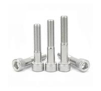 M3-M20 DIN912 304 Stainless Steel Lengthen Half Thread Tooth Hexagon Socket Cheese Head Screw Bolt(M20x150mm(1pcs))