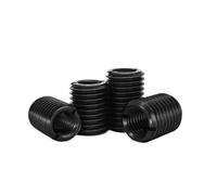 M3-M24 Strength 45# Steel Hardened Inner Outer Thread Adapter Screw Bushing Slotted WireThread Insert Sleeve Conversion Nut(M18xM24x30 (1Pcs))