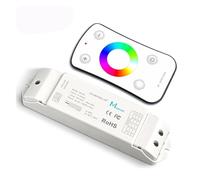 M3+M4-5A Touch Screen LED RGB Light Strip Controller RF 2.4G Wireless 12-24V Input 5A/CH 20A 4-Channel dimming Control(M3 M4-5A)