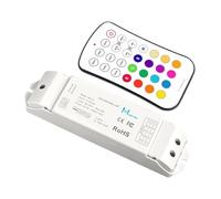 M3+M4-5A Touch Screen LED RGB Light Strip Controller RF 2.4G Wireless 12-24V Input 5A/CH 20A 4-Channel dimming Control(M6 M4-5A)