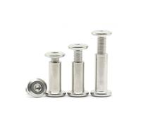 M3 M4 M5 304 Stainless Steel Hexagon Socket Screw Locking Splint Screw With Nut Kitchen Furniture Childrens Bed Connectors Bolt(M5x60-6mm-5pcs)