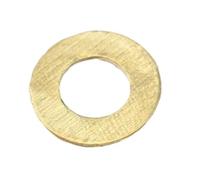M3 M4 M5 Brass Flat Washer Solid Brass Gasket Shim Copper Metal Meson Pad Spacer(M3 x 8mm(50pcs),Thickness 1mm)