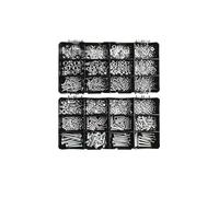 M3 M4 M5 M6 Cross Recessed Truss Head Self-tapping Screw Steel Phillips Pan Head Wood Screw IDGTTLDF(W SET,5 BOXES)