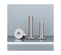 M3 M4 M5 M6 Low Profile Stainless Steel Hex Hexagon Socket Ultra Thin Flat Wafer Head Bolt Screw 304 A2-70 18-8(M3-30Pcs,8mm)