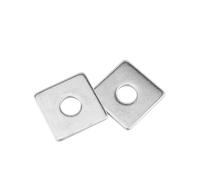 M3 M4 M5 M6 M8 304 Stainless Steel Flat Washer Thicken Square Gasket(M8x20x2(5pcs))