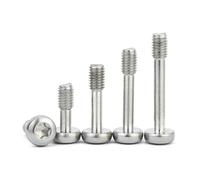 M3 M4 M5 M6 M8 304 Stainless Steel Torx Round Head Captive Screw Partial Thread Anti-Drop Round Head Torx Loose Half-Tooth Bolt(M8x45mm (2pcs))
