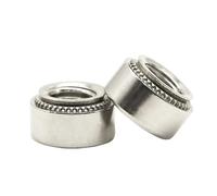 M3 M4 M5 M6 M8 M10 410 Stainless Iron SP Self-Clinching Nut Press Insert Rivet Nut Nutsert Rivnut Slab 0.8-3.1mm(SP-M4-2(20pcs))