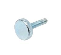M3 M4 M5 M6 M8 M10 DIN653 GB835 Knurl Flat Head Hand Tighten Thumb Screw Curtain Wall Glass Thumbscrew Adjust Toolless L=4-50mm(Light blue,45MM_1PC M10)