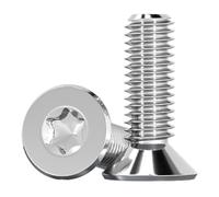 M3 M4 M5 M6 M8 M10 Flat Head Bolt 316 Stainless Steel Countersunk Head Torx Screw, 10pcs, M6x50