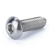 M3/M4/M5/M6/M8/M10 Head Bolts Screws A2 Stainless Steel Socket Allen Key Dome Head Bolt