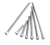 M3 M4 M5 M6 M8 M10 Hex Socket Bolt 304 Stainless Steel Full Tooth Cup Head Hexagon Allon Long Machine Screw Length 50-150mm(60mm (10pcs),M3)
