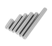M3 M4 M5 M6 M8 M10 M12 304 Stainless Steel Full Threaded Rod Bolts(Length 110mm,M4 (12Pcs))