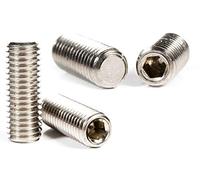 M3 M4 M5 M6 M8 M10 M12 A2 STAINLESS STEEL FLAT POINT GRUB SCREWS/BOLTS (PACK OF 10) (M12 x 12mm) G04BCD