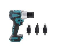 M3 M4 M5 M6 M8 M10 M12 Electric Riveter Anti Slip Handle Brushless Riveting Tool with LED Light Electric Rivet Nut Machine(M6 8 10 Heads)