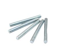 M3 M4 M5 M6 M8 M10 M12 Galvanized Carbon Steel Thread Rod Solid Metric Full Thread Shaft Rod Bar Stud(30mm,M5-10pcs)